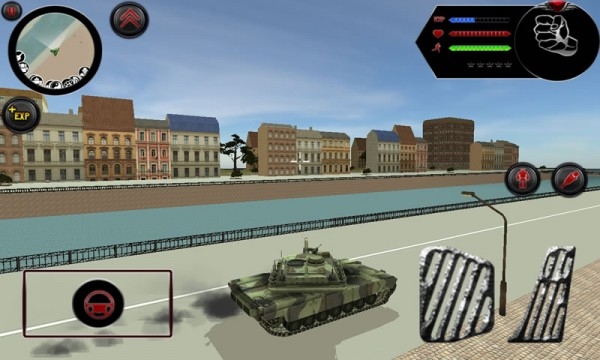 城市作战坦克机器人