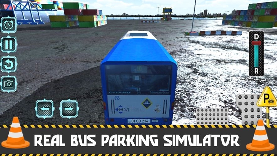公共汽车停车驾驶模拟器