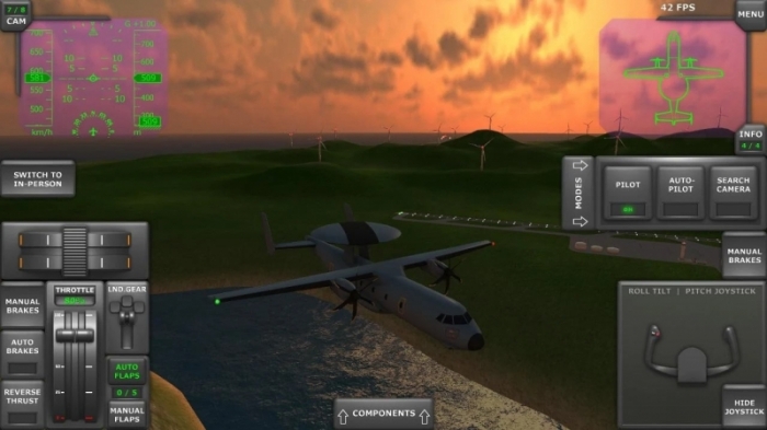 Turboprop Flight Simulator飞行游戏