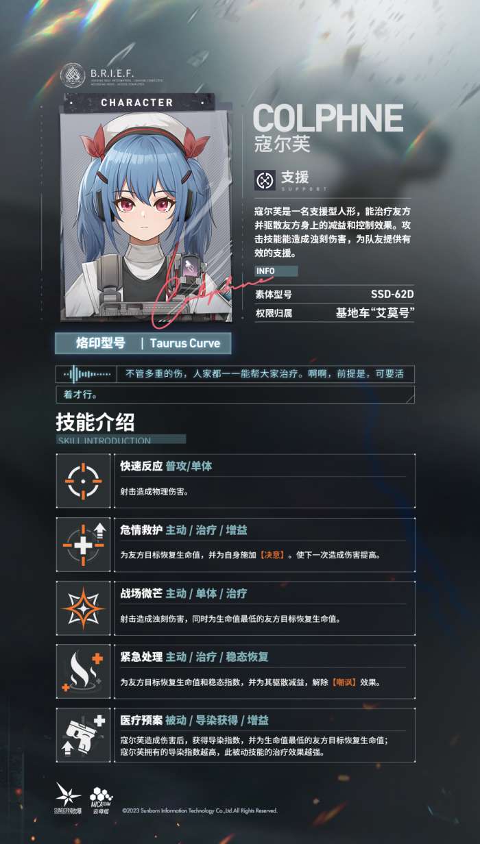 少女前线2追放寇尔芙技能少女前线2追放寇尔芙强度
