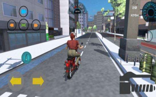 城市摩托模拟驾驶3D