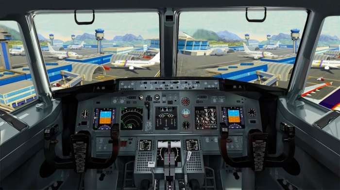 飞行员飞行驾驶模拟器