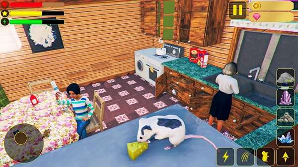 野生老鼠家庭模拟3D