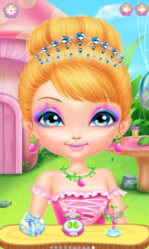 小公主芭比化妆换装