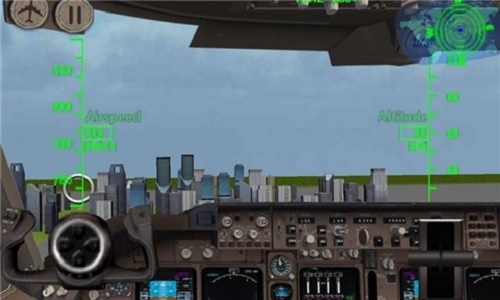 3D飞机飞行模拟器