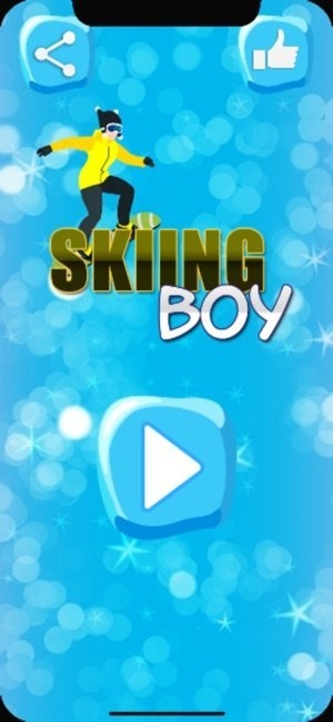 Skiing Boy