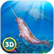 深海鱼模拟3d中文汉化版(narwhal simulator)