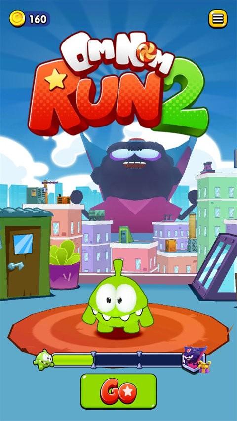 奥姆跑酷2中文版(om nom run 2)