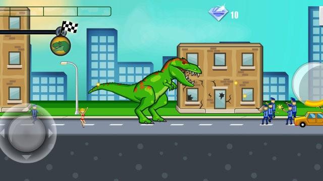 侏罗纪恐龙破坏城市游戏