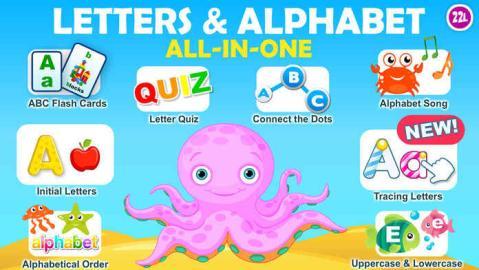Letterquiz•AlphabetSchoolABCGames4Kids