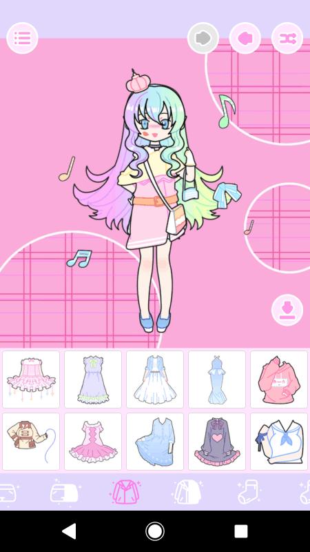 PastelAvatarDressUpMakeYourOwnPastelDoll