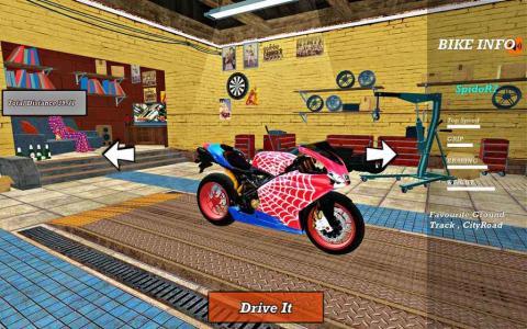 BikeSuperHeroStuntDriverRacing