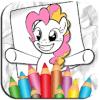 Little Pony Coloring Book Girls