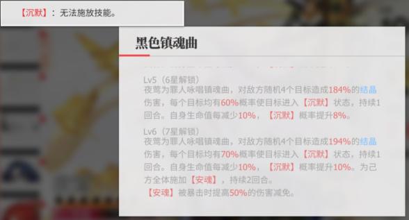 绯色回响夜莺几星好 绯色回响夜莺星级推荐
